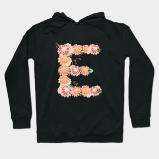 Letter E Floral Hoodie